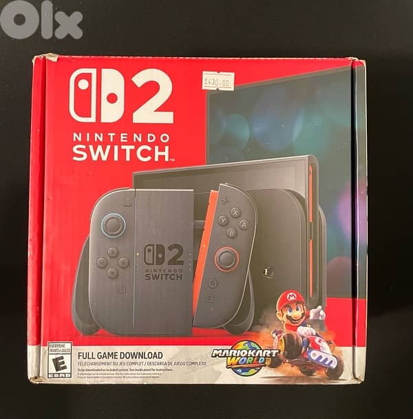 Nintendo Switch 2 with Mario Kart World 1