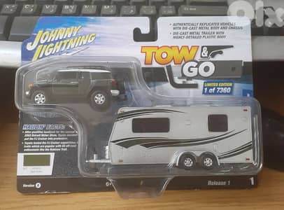 Johnny Lighting Tow & Go diecast car model 1;64