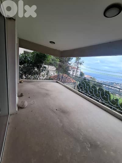 ghazir kfarhbab apartment 185 sqm for rent with sea view #6886