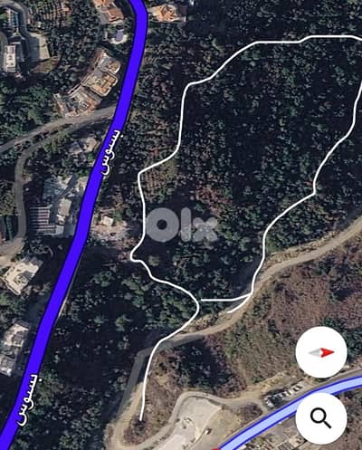 2050m land zone 25/50 Bsous entrance vs kahale Baabda