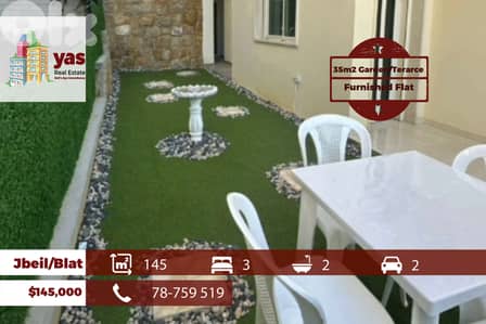 Blat/Jbeil 145m2 | 35m2 Terrace | Furnished | Calm Street | Catch |ABA