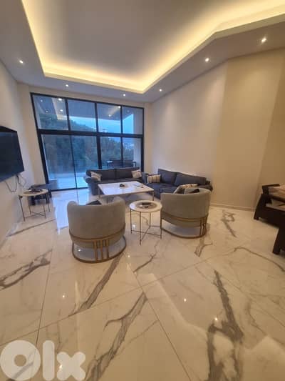 3 BEDS/FULLY FURNISHED/MOUNTAIN VIEW DUPLEX  IN ADMA PRIME,(AD -186)