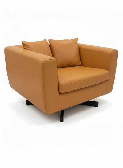 Vintage Roche Bobois Swivel Lounge Chair