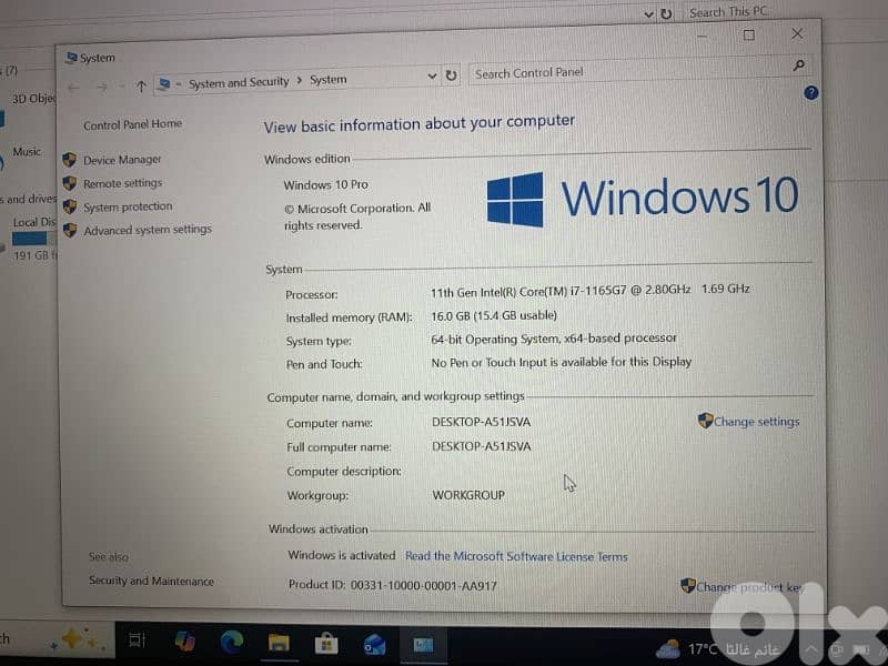 core i7 11th gen 16/512 5