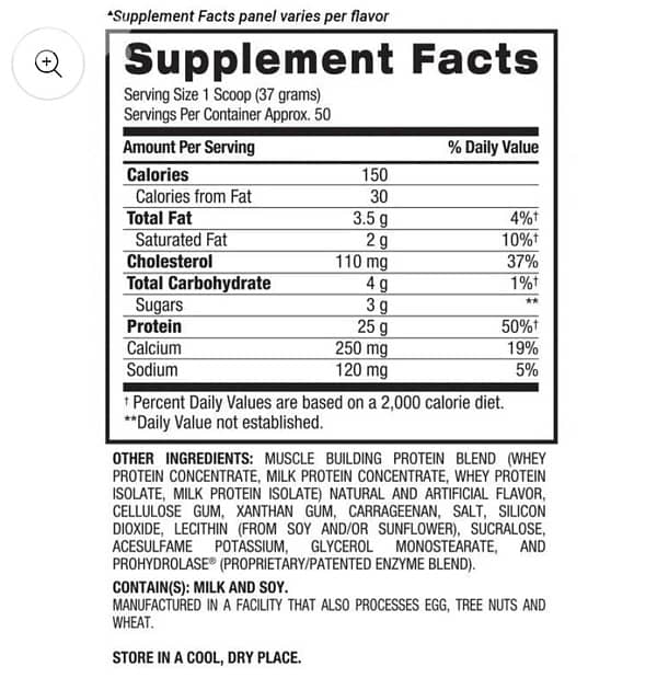 Bpi whey protein 50 servings many flavor 1