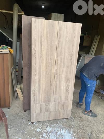 خزانة درفتين جديدة من المعمل