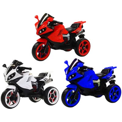 Children 2 Motors 6V 3 Wheel Ride On Motorcycle - دراجة نارية للأطفال