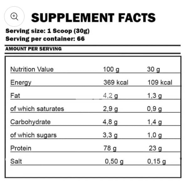 kevin levrone whey supreme 66 servings (2kg) 1