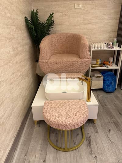 pedicure chair set