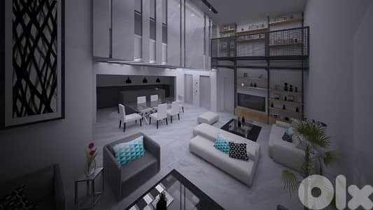 Fully Furnished Duplex Loft in Mar Mkhayel for sale