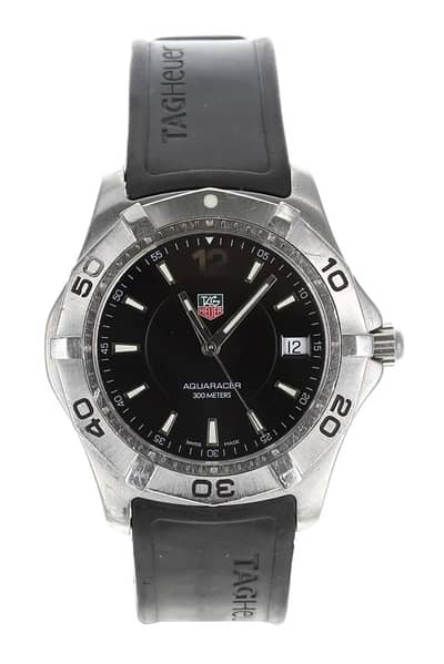 TAGHEUER AQUARACER SWITZERLAND SWISS MADE ORGINAL 300 METER SAHPPIRE