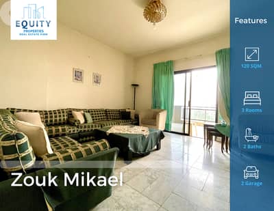 Furnished 120 SQM Apartment For Rent In Zouk Mikaelشقة للإيجار#RK17626