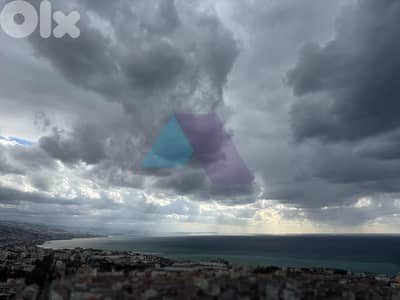 Furnished 145m2 Apartment+Sea/Mountain View 4Sale in Amchit - عمشيت