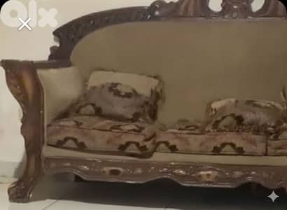 ٢ طقم كنب بيج ورمادي للبيع