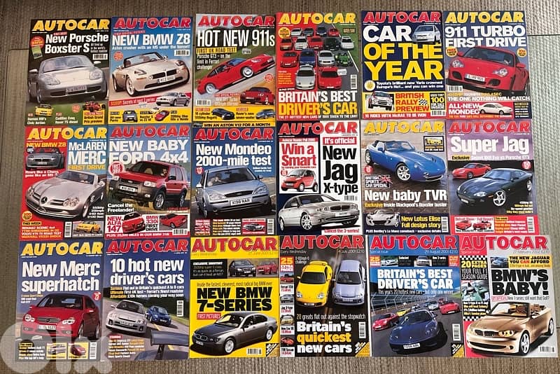 Auto Car 59 Magazines lot 1