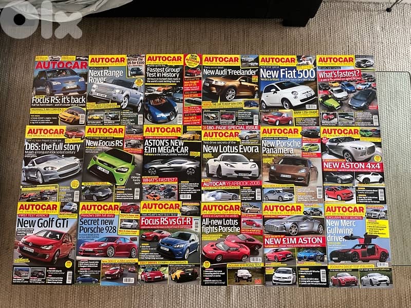 Auto Car 59 Magazines lot 2
