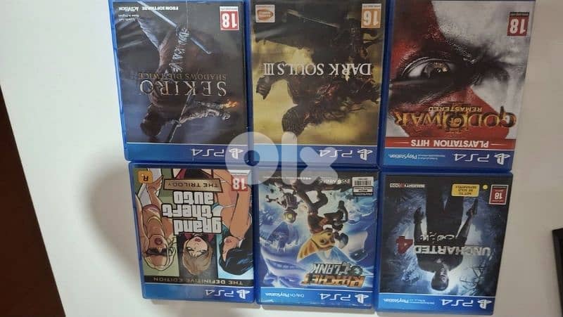 used ps5 with 2 controllers and 6 games 1