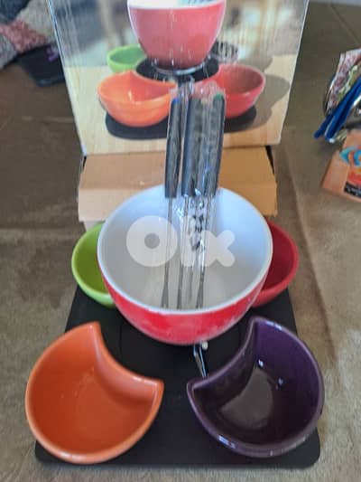 11 pieces Fondue sets , still new