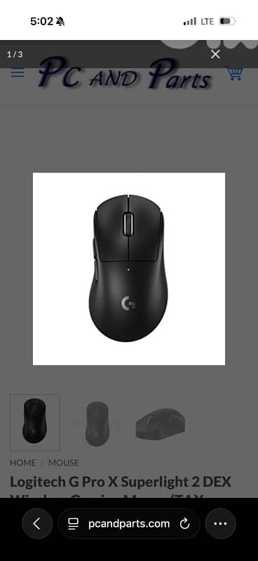 Logitech super light 2 G PRO X