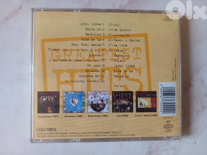 Gipsy Kings – Greatest Hits	 CD, Compilation 2