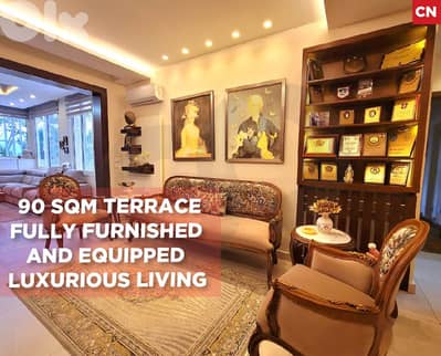 90 sqm terrace - Luxurious Living IN BROUMANA OYOUN ! REF#CN130324 !