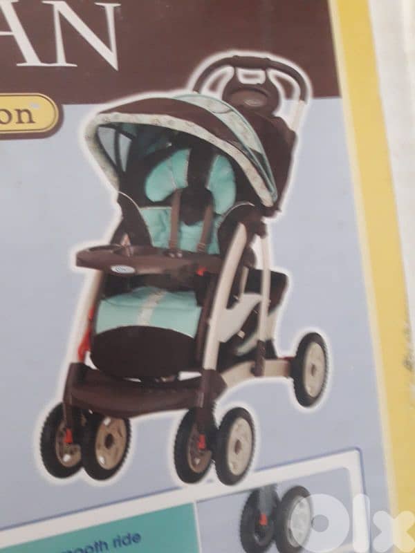 New Graco Milan stroller blue 1