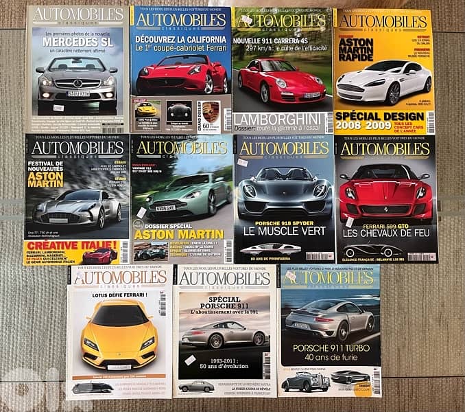Automobiles Classiques 26 magazines Comme NEUF 1