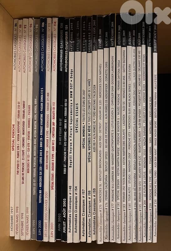 Automobiles Classiques 26 magazines Comme NEUF 2