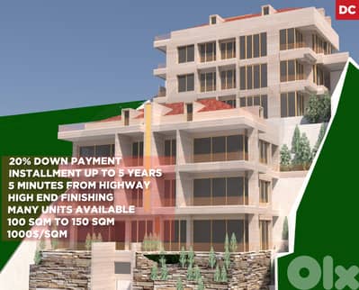 Only 20% down payment/ Under Construction/Zeitoun/زيتون ! REF#DC133421