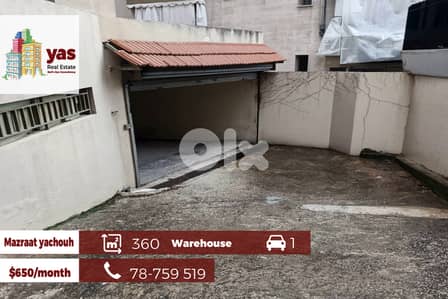 Mazraat Yachouh 360m2 | Warehouse / Shop | Main Road | Rent | EW |