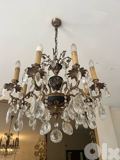 frensh lustre bronze ثرية برونز فرنسية انتيك خارقة النضافة