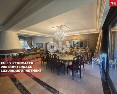 DUPLEX/200 sqm terrace/Maid’s room/Kfar Hbab/كفرحباب ! REF#YE133419 !