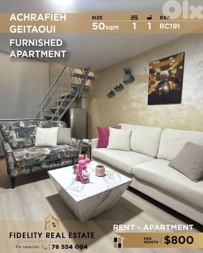 Apartment for rent in Achrafieh RC191 شقة  للإيجار في الأشرفية