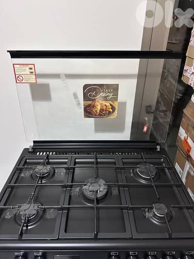 فرن غاز 5 عيون مع فرن سفلي كبير – بحالة ممتازة