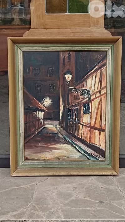 لوحة رسم زيتي اوروبية