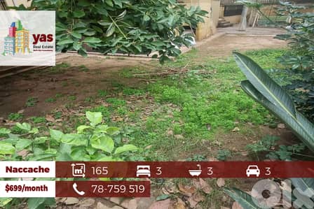Naccache 165m2 | 150m2 Garden / Terrace | Well Maintained | Rent | WI