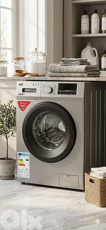 washing machine 7kg AGI غسالة