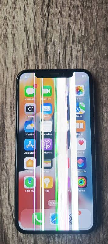 Iphone x (buy if you want the spare parts inside or for repair)