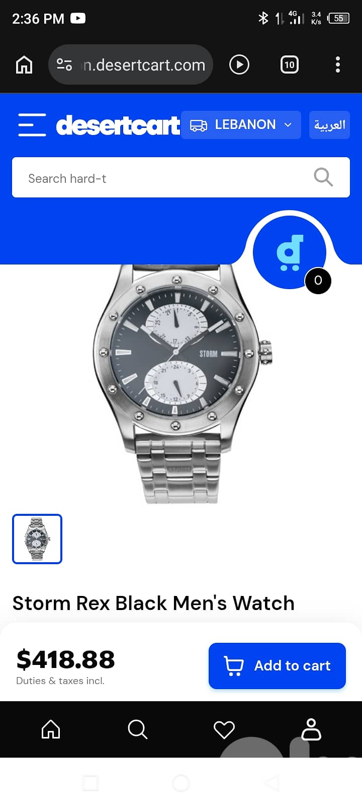 extremely rare vintage Storm Rex watch 4