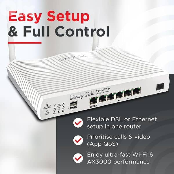 DrayTek Vigor 2865ax Ethernet Router 4