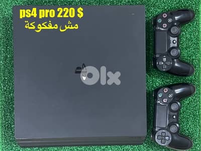 Ps4 pro  2 controler orginal price 220 $. Contact me 70807609