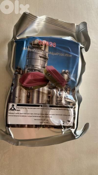 P100 60926 Multi Gas Vapor Cartridge, Filter (1 Pair 2, MASK NOT INCL)