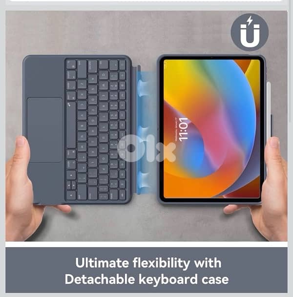 Keyboard Case with Trackpad – iPad Pro 12.9” / iPad Air 13” (Grey) 2