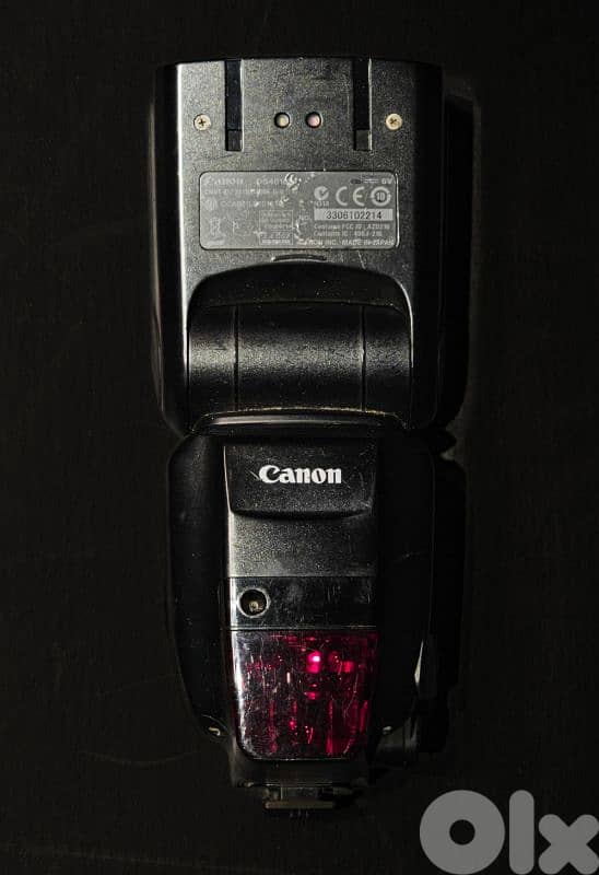 canon camera + lens + speedlite 3