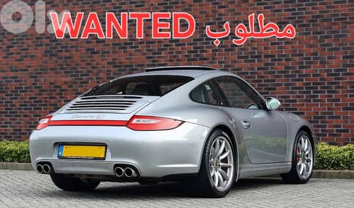 WANTED/مطلوب Porsche 911 2009-2011 C4s