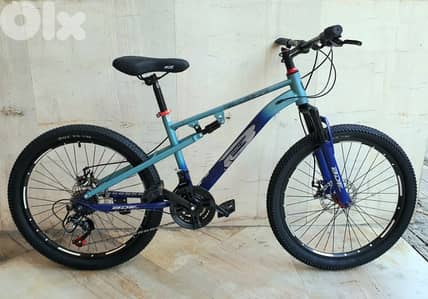 double suspension bike size 24" brand new