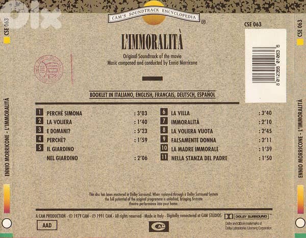 Ennio Morricone ( RARE EDITION ) 1