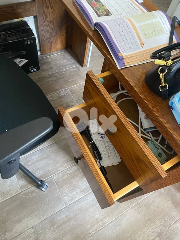 oak wood desk 2