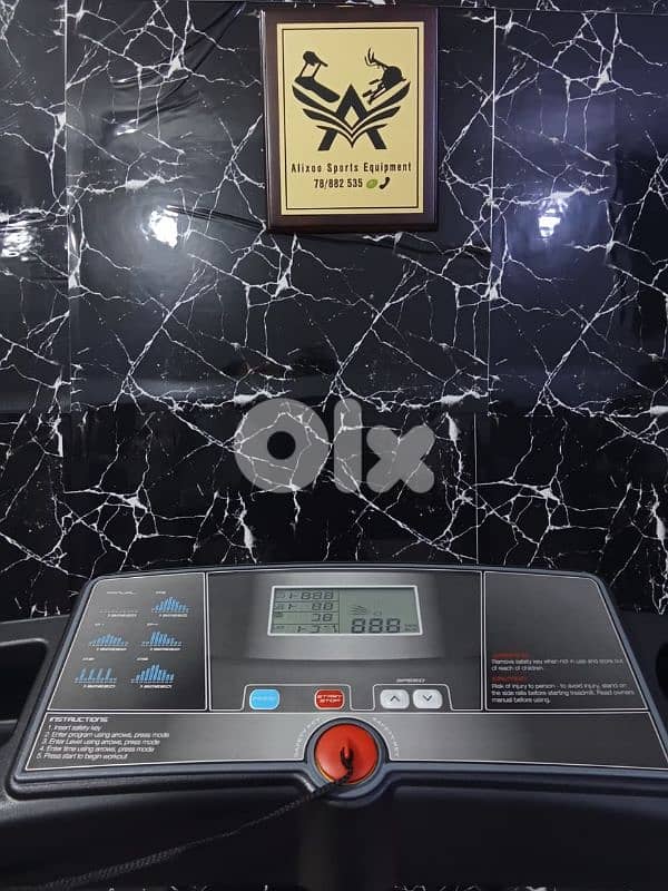 2.0HP, Treadmill machine, Model Sport master , max users weight 120. KG 5