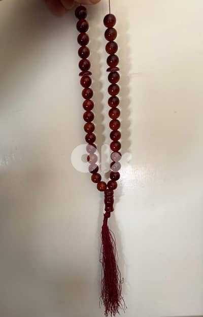 مسبحة عقيق قياس كبير